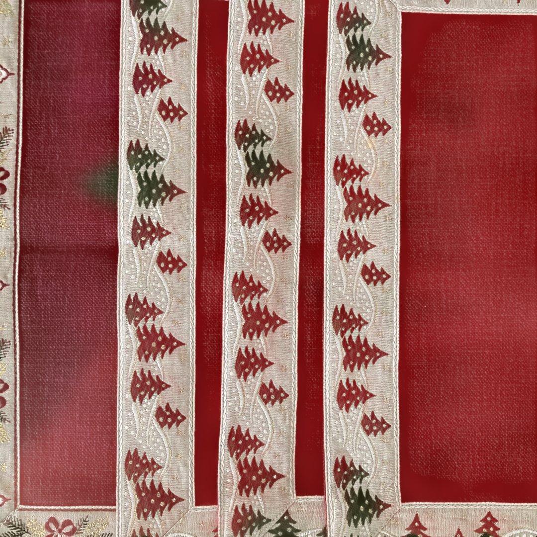 クリスマスデザイン ランチョンマット 6枚セット