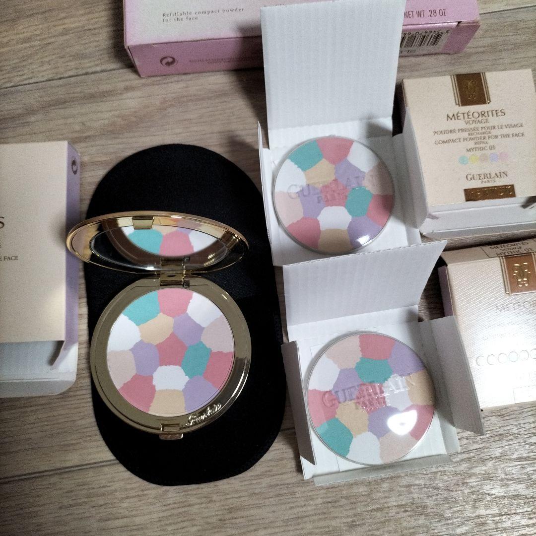 未使用　ゲラン　メテオリット　ヴォワイヤージュ　コンパクト　フェイスパウダー