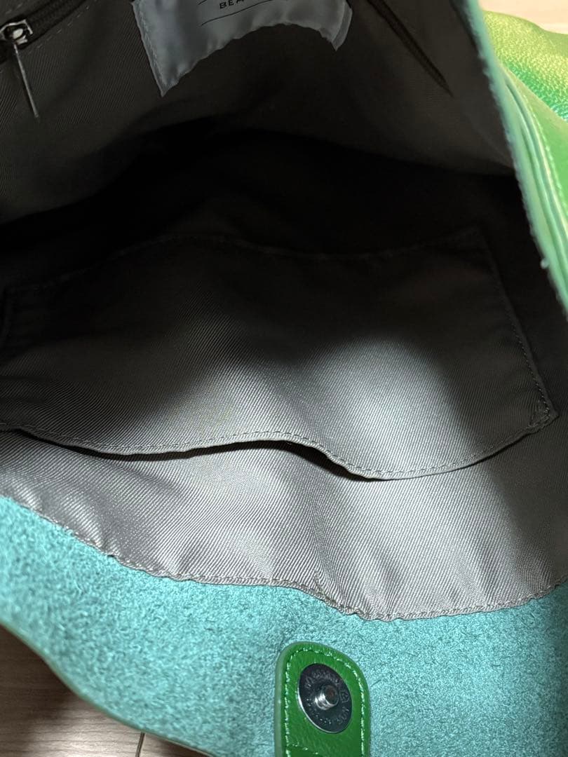 BEAURE Ray BEAMS 別注　2WAY トートバッグ　グリーン