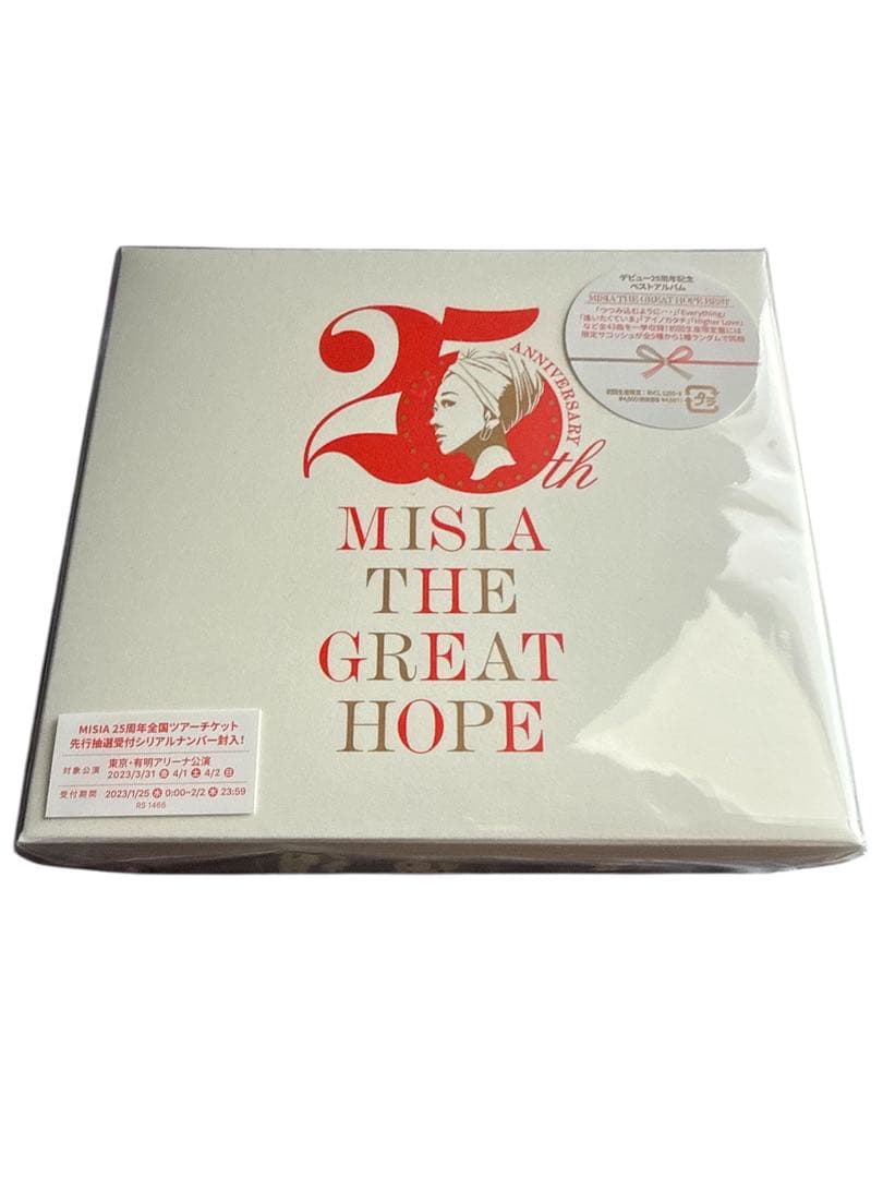 Misia 25th Anniversary The Great Hope 新品