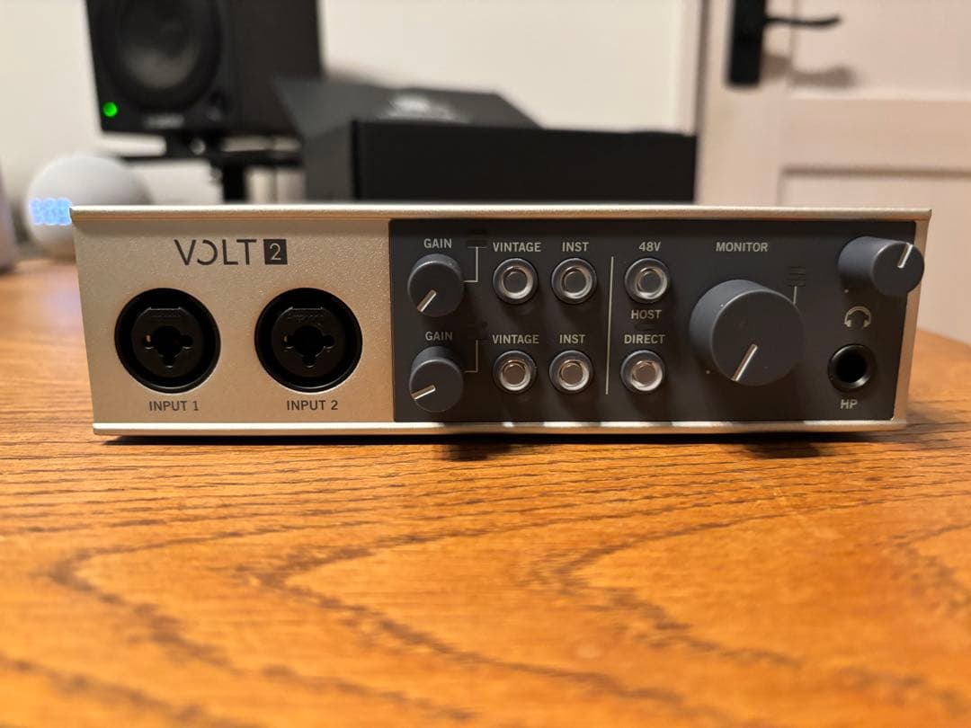 極美品Universal Audio Volt 2 オーディオインターフェース