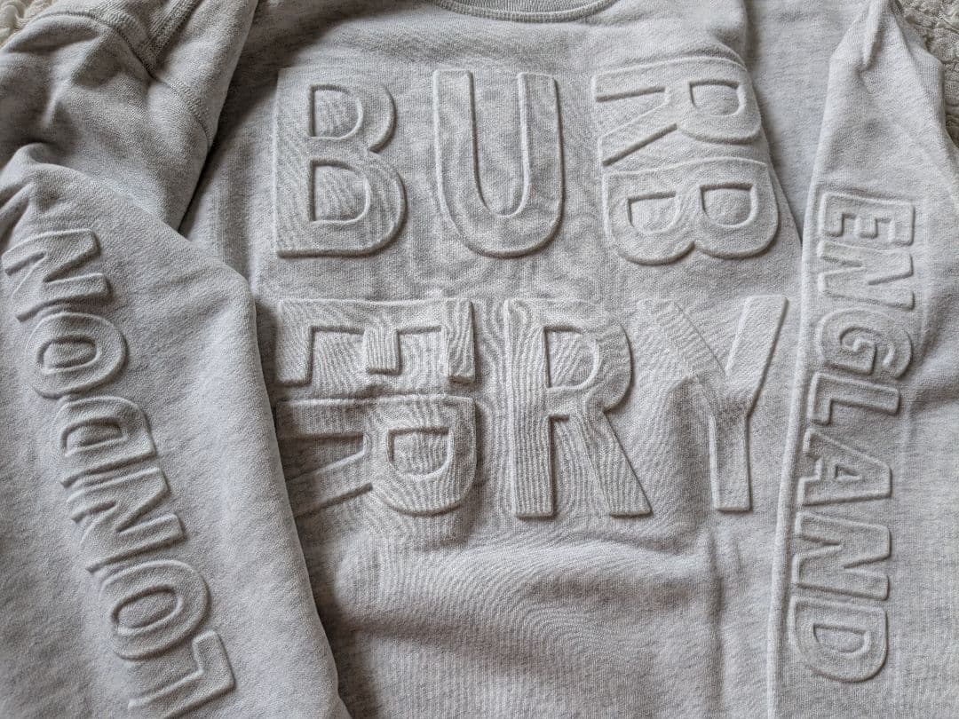 Burberry バーバリー●子供用トレーナー グレー 14Y 164cm●美品