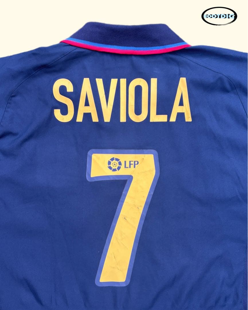 バルセロナ アウェイユニフォーム サビオラ サッカー　NIKE 00s