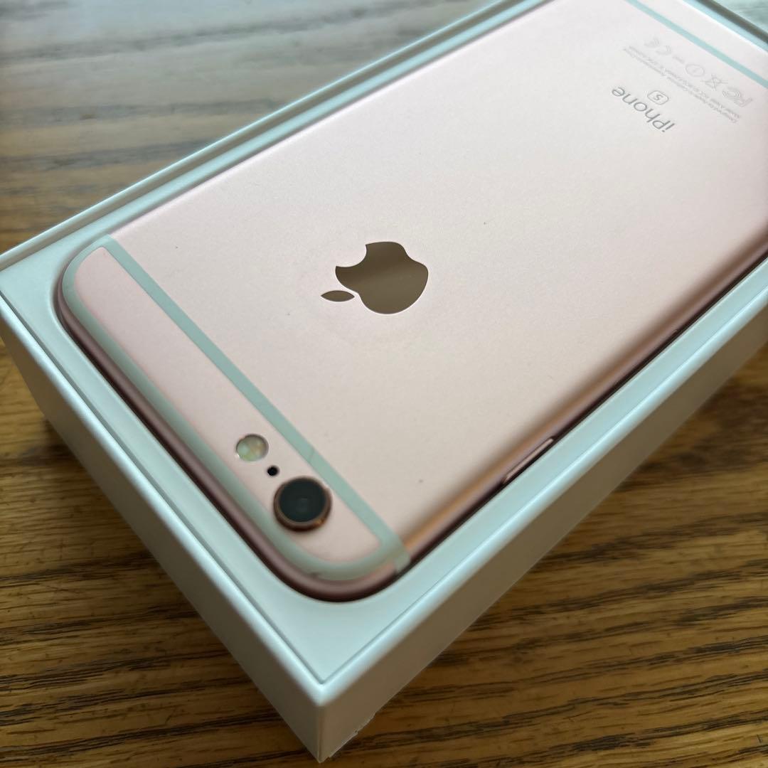 【美品】iPhone 6S 64GB ローズゴールド