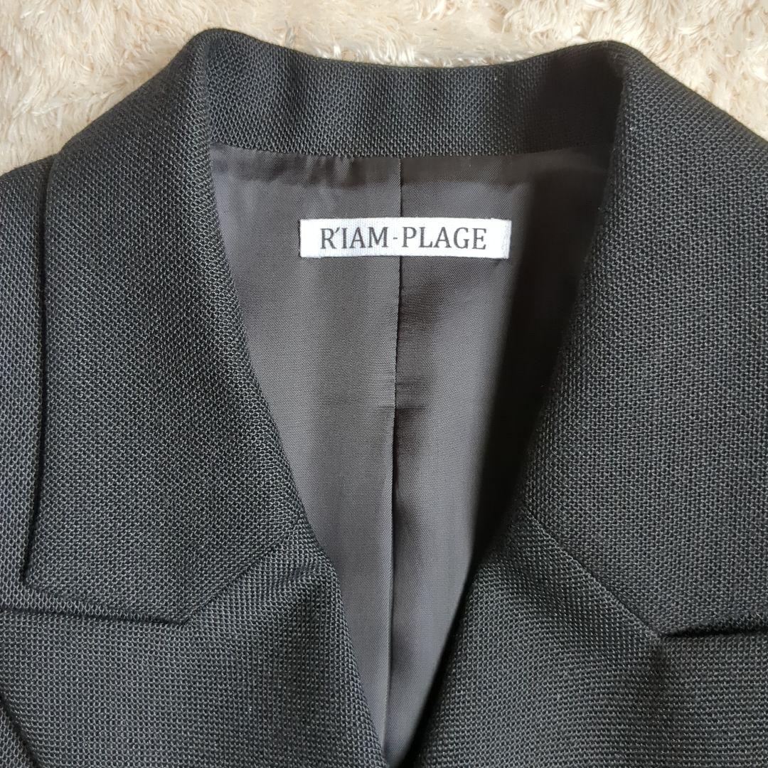 【美品】Plage R’IAM OXテーラードジャケット　ブラック　36