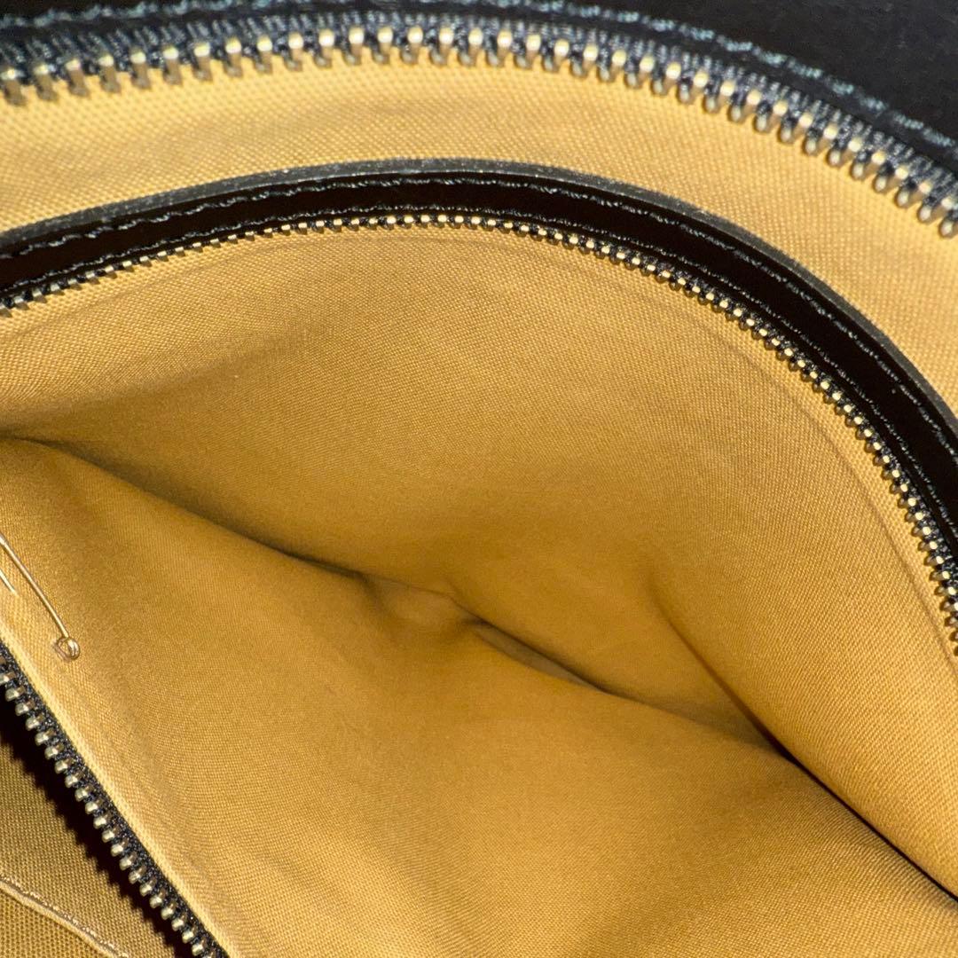 ⭐️未使用級⭐️　ソメスサドル　ショルダーバッグ　BIGロゴ　ブラック　レザー