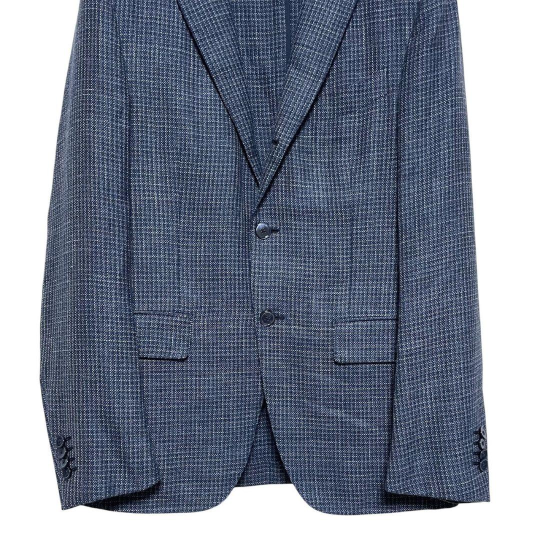 エルメネジルド・ゼニア　テーラードジャケット　リネン　シルク混　46