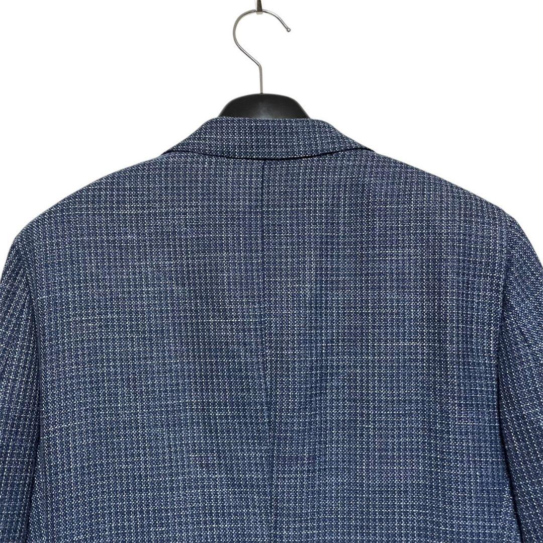 エルメネジルド・ゼニア　テーラードジャケット　リネン　シルク混　46