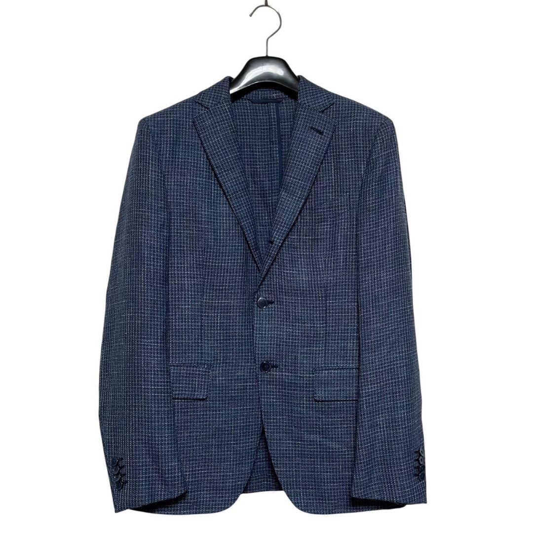 エルメネジルド・ゼニア　テーラードジャケット　リネン　シルク混　46