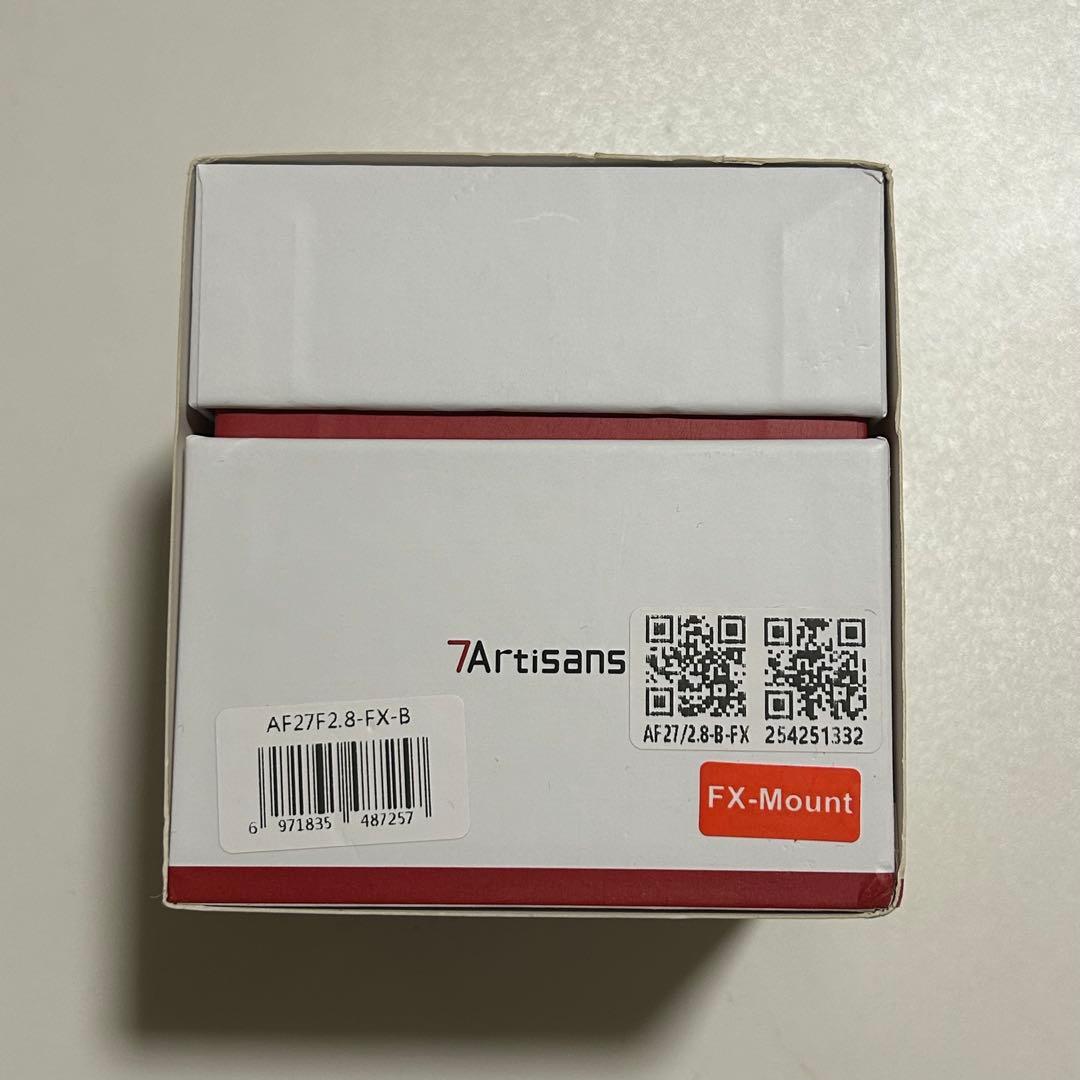【新品】7Artisans AF 27mm F2.8 富士フイルムXマウント