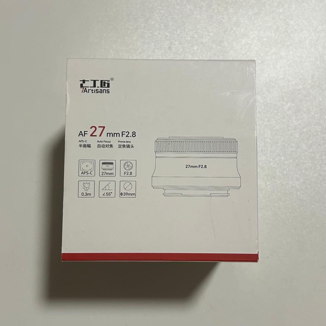 【新品】7Artisans AF 27mm F2.8 富士フイルムXマウント