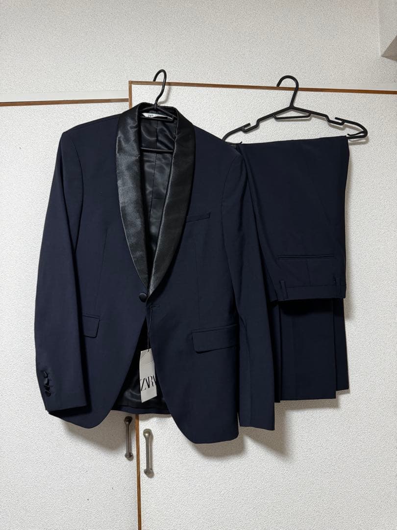 ダークネイビー タキシード スーツ