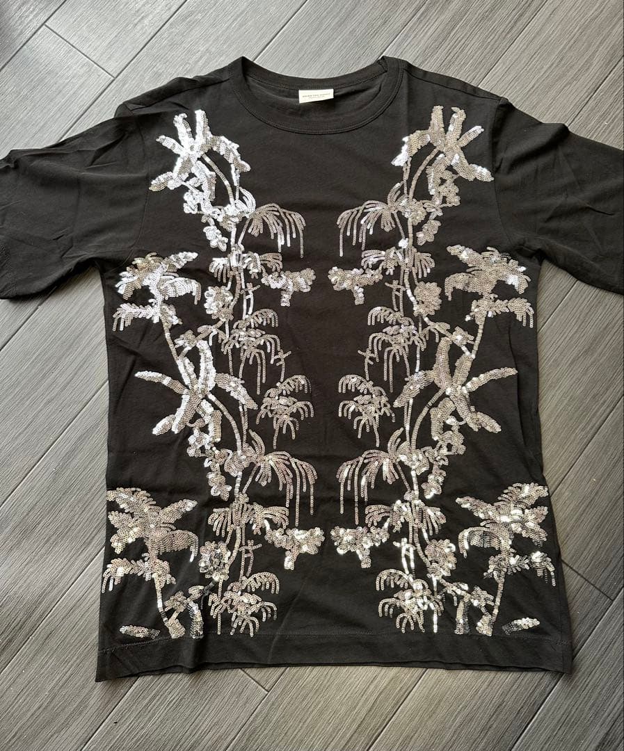 DRIES VAN NOTEN スパンコール Tシャツ