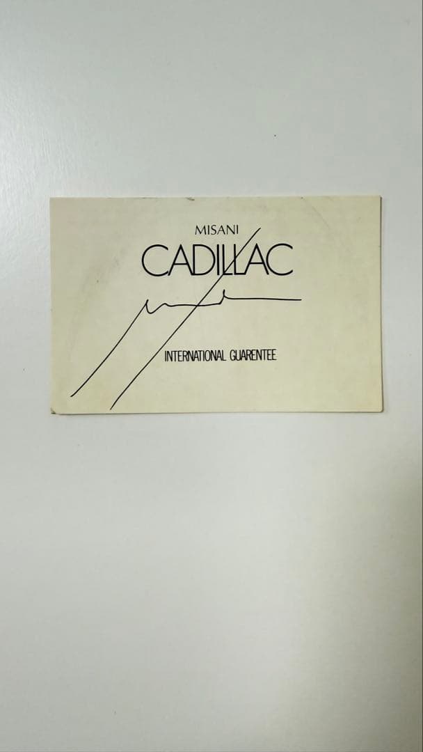 ミザーニキャデラック シルバー925 シェル文字盤 レディース