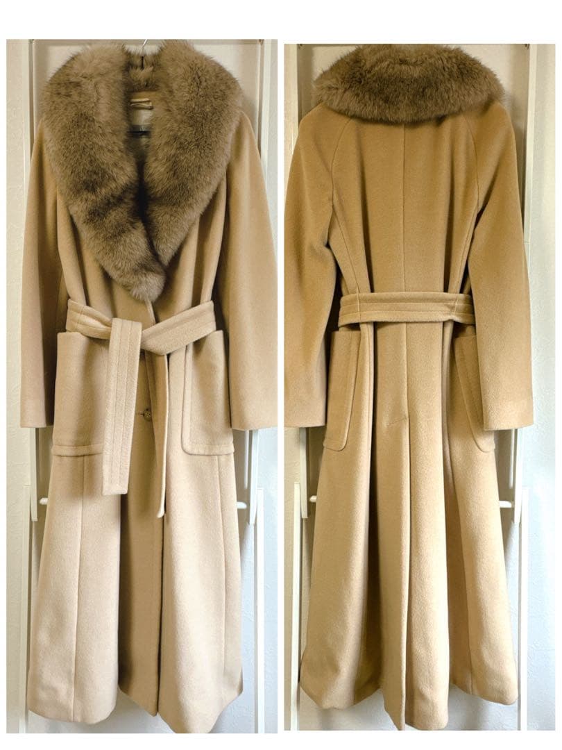 極美品✨マックスマーラ　銀タグ　マニュエラ　ロングコート　大きいサイズ　42