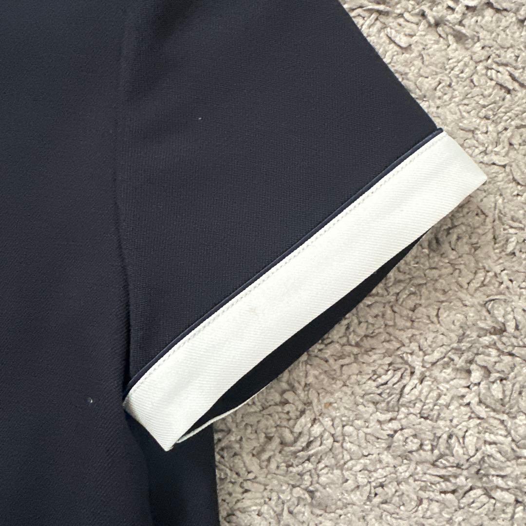 Shichiri ネイビー 半袖ワンピース M 七里