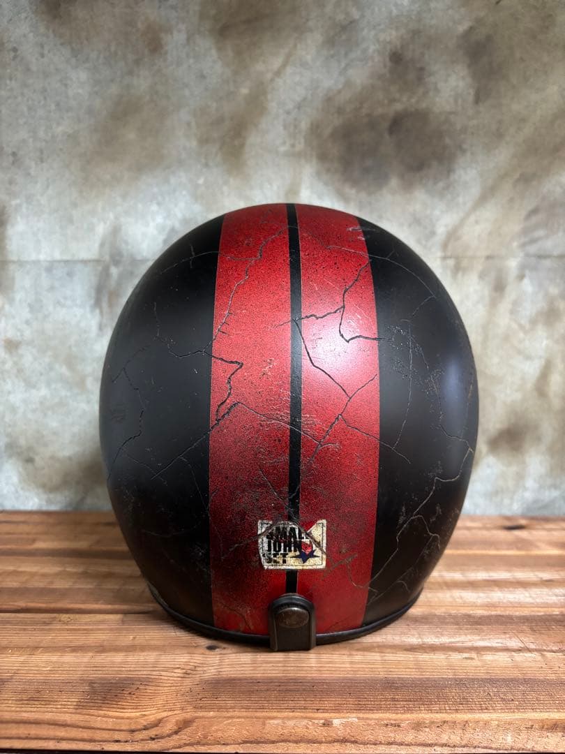 金*欠様 ジェットヘル 小帽体 目深く被れる　ビンテージ風 エイジング Lサイズ