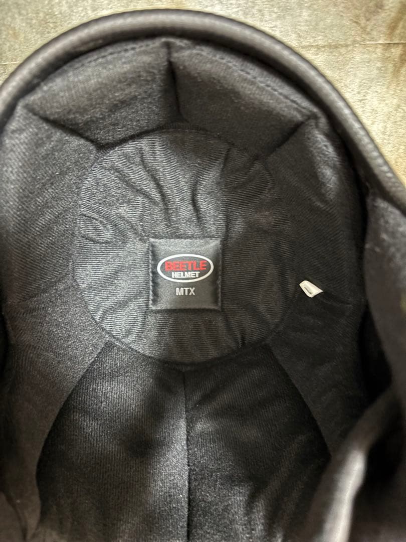 金*欠様 ジェットヘル 小帽体 目深く被れる　ビンテージ風 エイジング Lサイズ