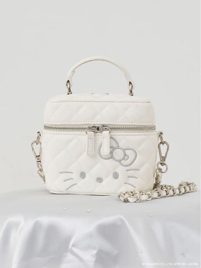 新品未開封 ダーリッチ Hello Darich キルティングスクエアミニバッグ