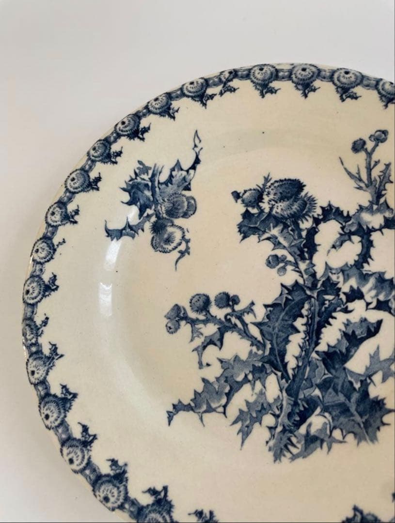 おまとめ　Gien ジアン　アザミ　クレールフォンテーヌ鳥のプレート