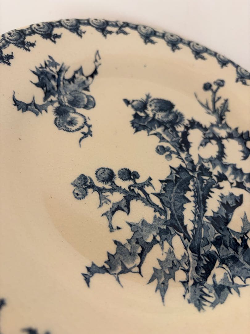 おまとめ　Gien ジアン　アザミ　クレールフォンテーヌ鳥のプレート