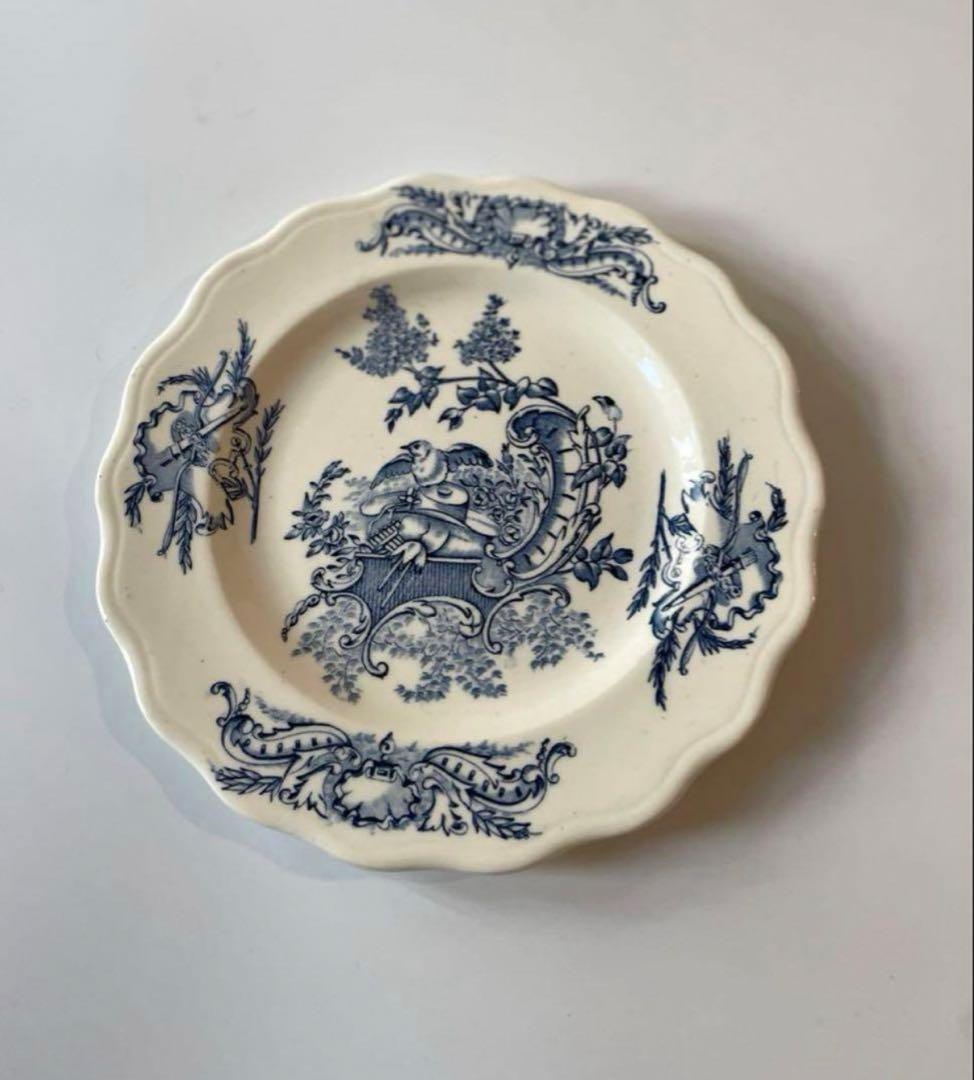 おまとめ　Gien ジアン　アザミ　クレールフォンテーヌ鳥のプレート