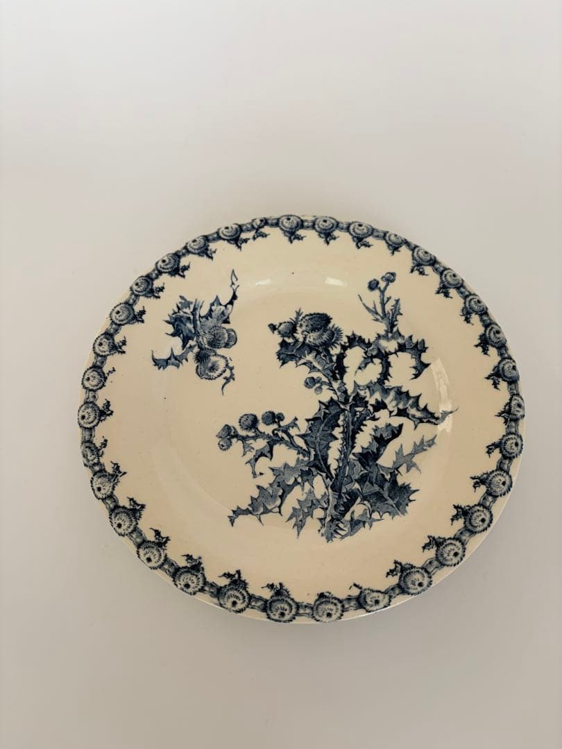 おまとめ　Gien ジアン　アザミ　クレールフォンテーヌ鳥のプレート