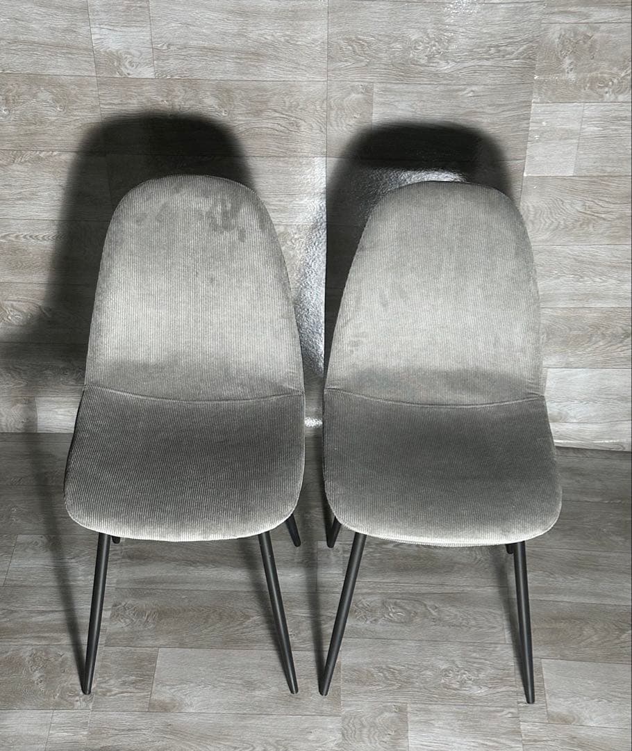 新品 ダイニングチェア 椅子 インテリア オシャレ 送料込み 4脚セット グレー