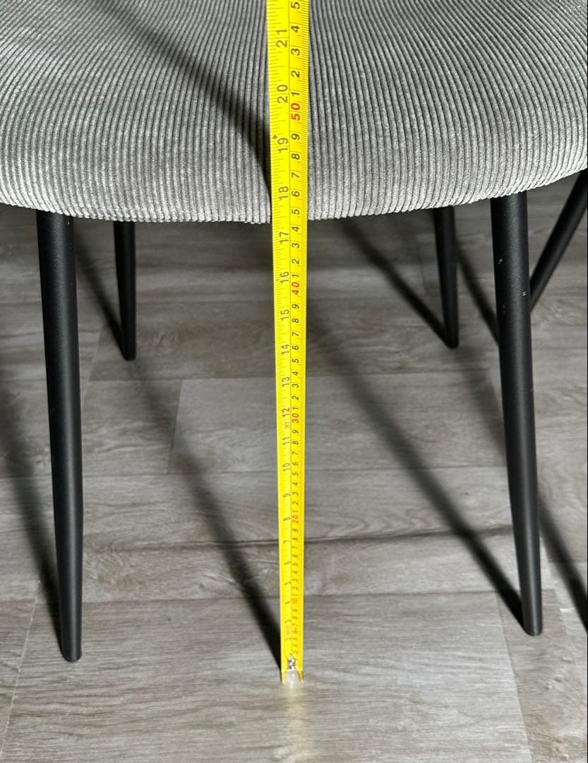 新品 ダイニングチェア 椅子 インテリア オシャレ 送料込み 4脚セット グレー