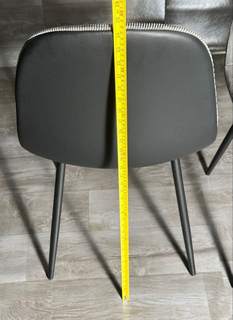 新品 ダイニングチェア 椅子 インテリア オシャレ 送料込み 4脚セット グレー