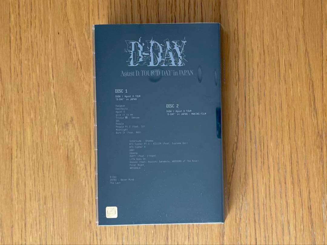 【プレミア】SUGA Agust D TOUR 'D-DAY' in JAPAN