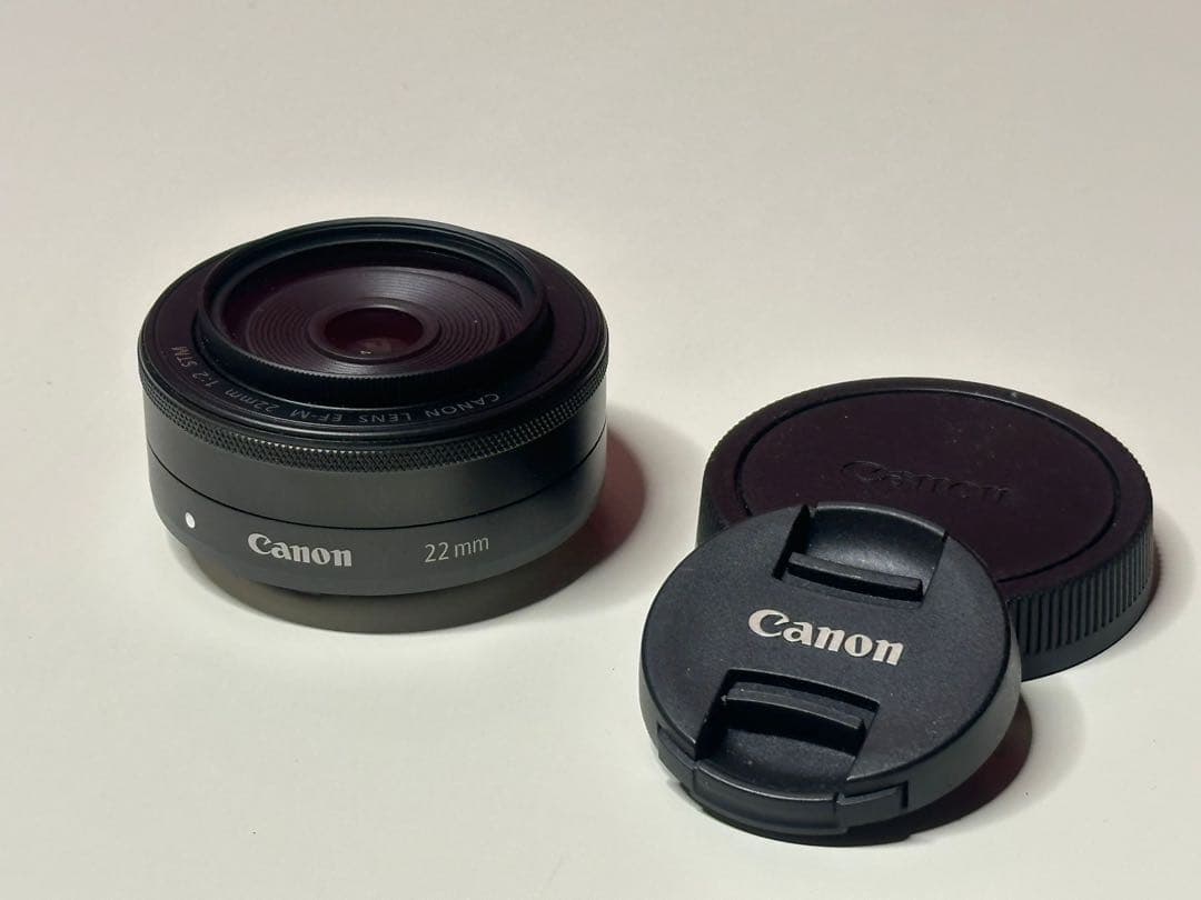 Canon EF-M 22mm f/2 STM レンズ キヤノン ブラック
