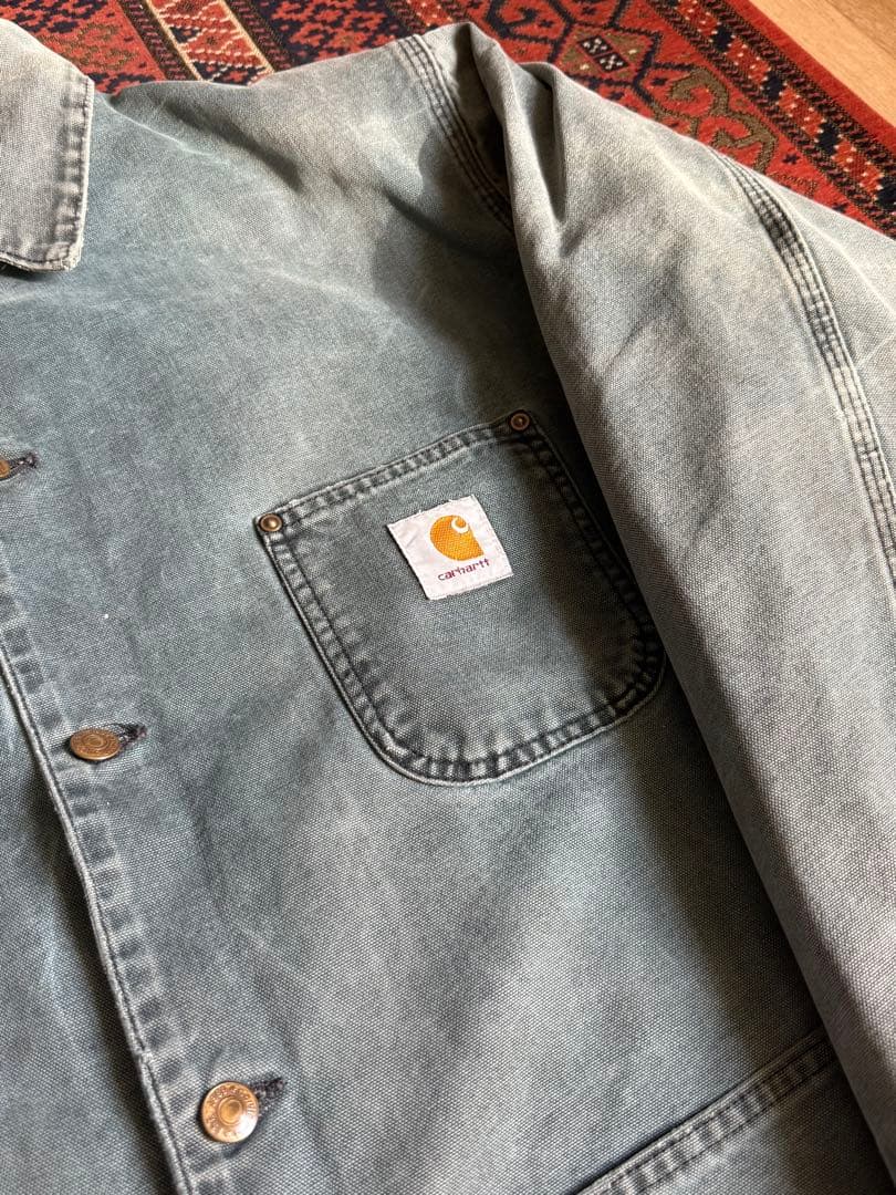 CARHARTT 90s 00s フェード ボロ ミシガン チョアコート