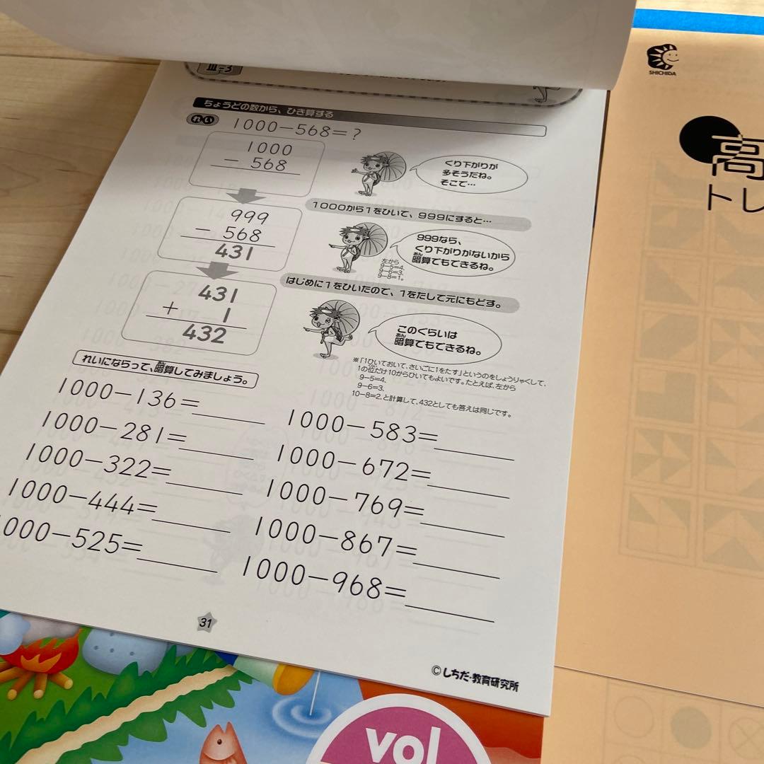 七田式　小学生プリント　右脳