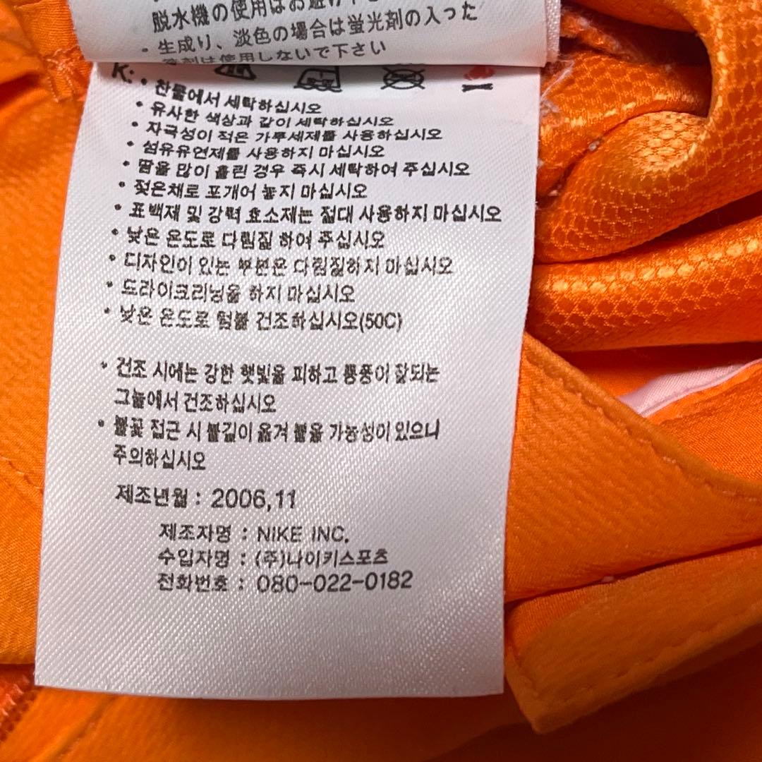 00s NIKE ナイロンカーゴパンツ バギー オレンジ ワイド テック y2k