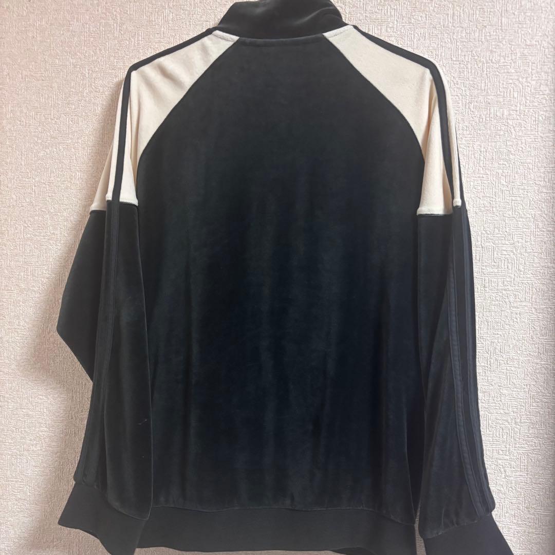 adidas トラックジャケット ベロア ジャージ ジップアップ