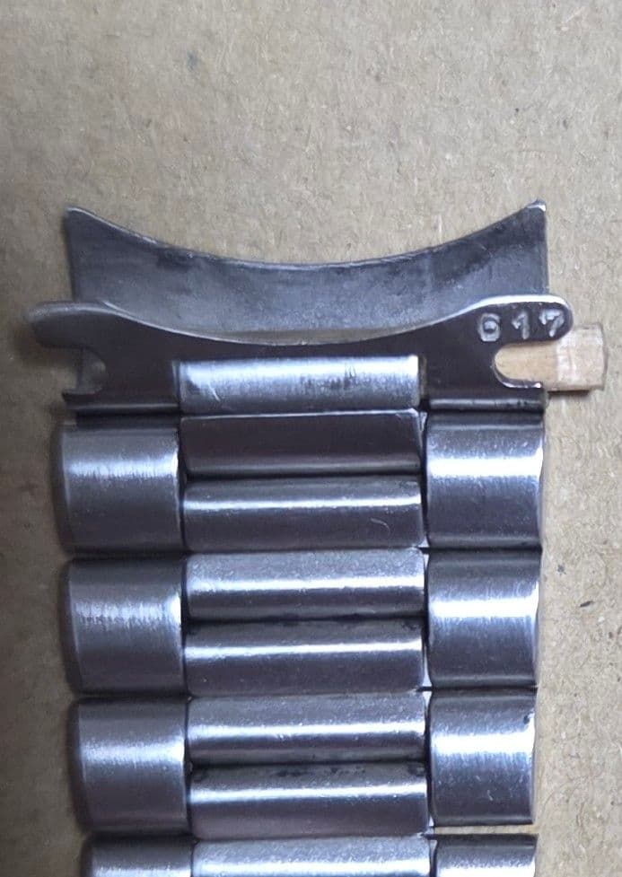 オメガ ステンブレス Ref.1125全長約17cm, ff/617・19mm③