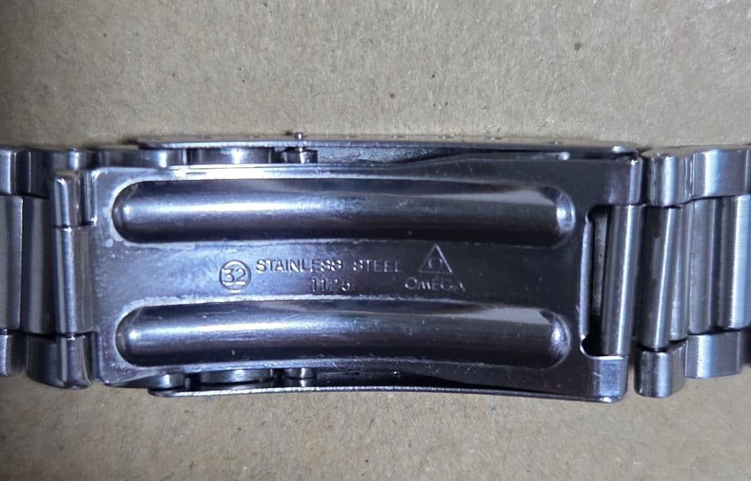 オメガ ステンブレス Ref.1125全長約17cm, ff/617・19mm③