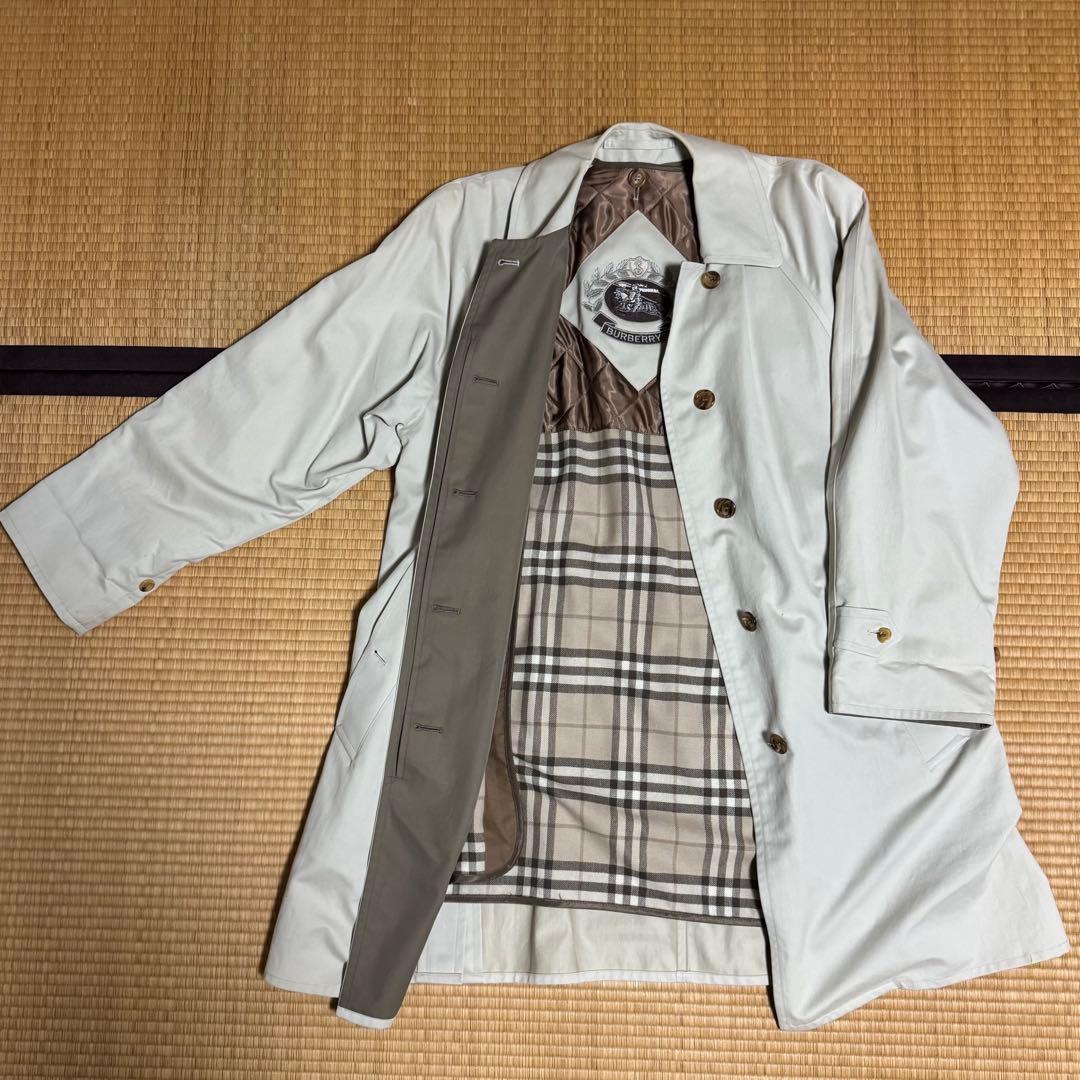 Burberrys ステンカラーコート　ライナー付き　タータンチェック