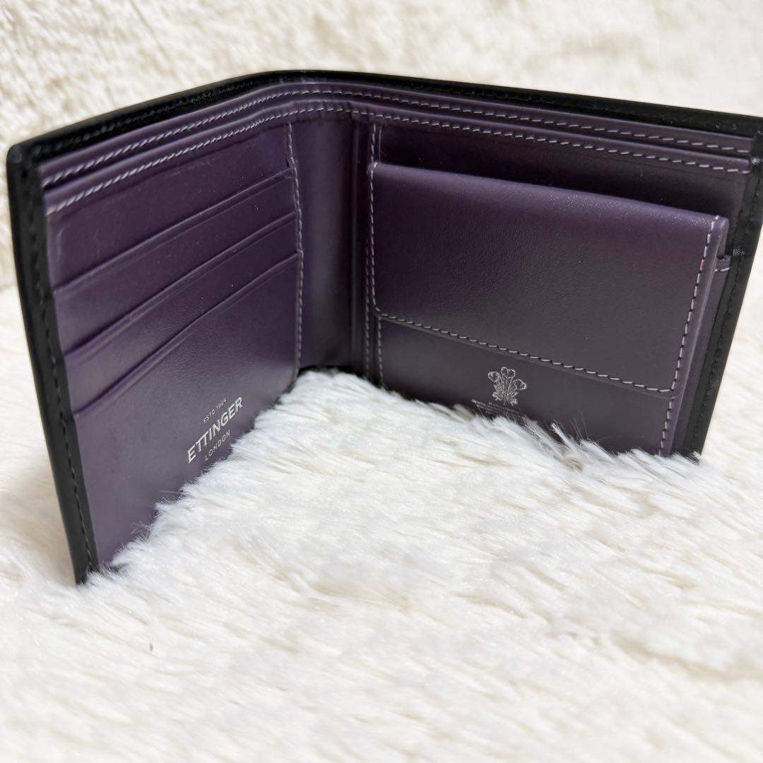 【美品】エッティンガー　ロイヤルコレクション　ケース付き二つ折り財布