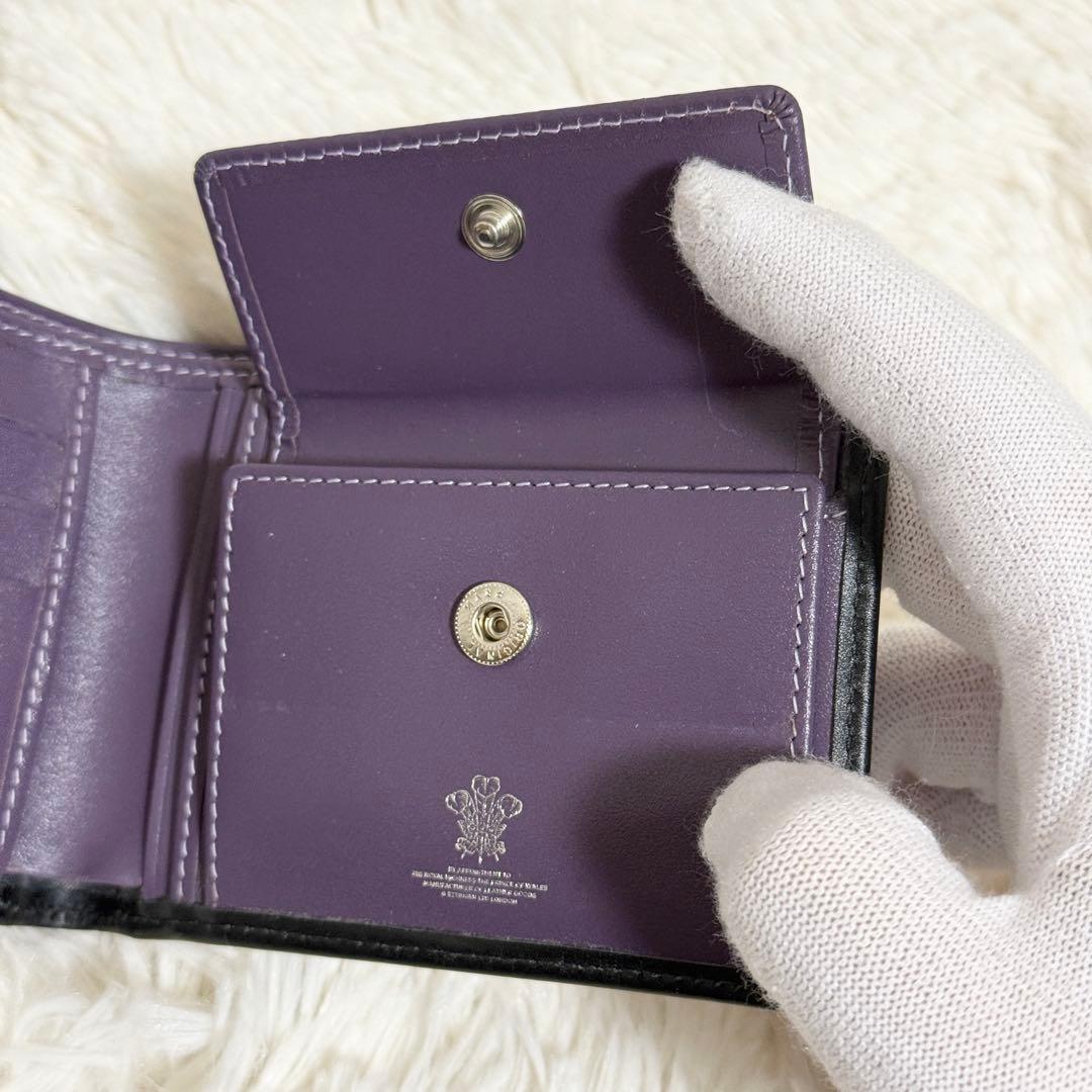 【美品】エッティンガー　ロイヤルコレクション　ケース付き二つ折り財布