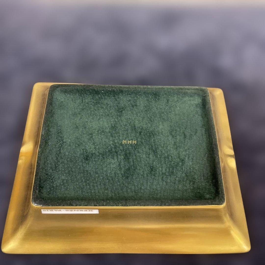 HERMES エルメス　アッシュトレイ　灰皿　金彩