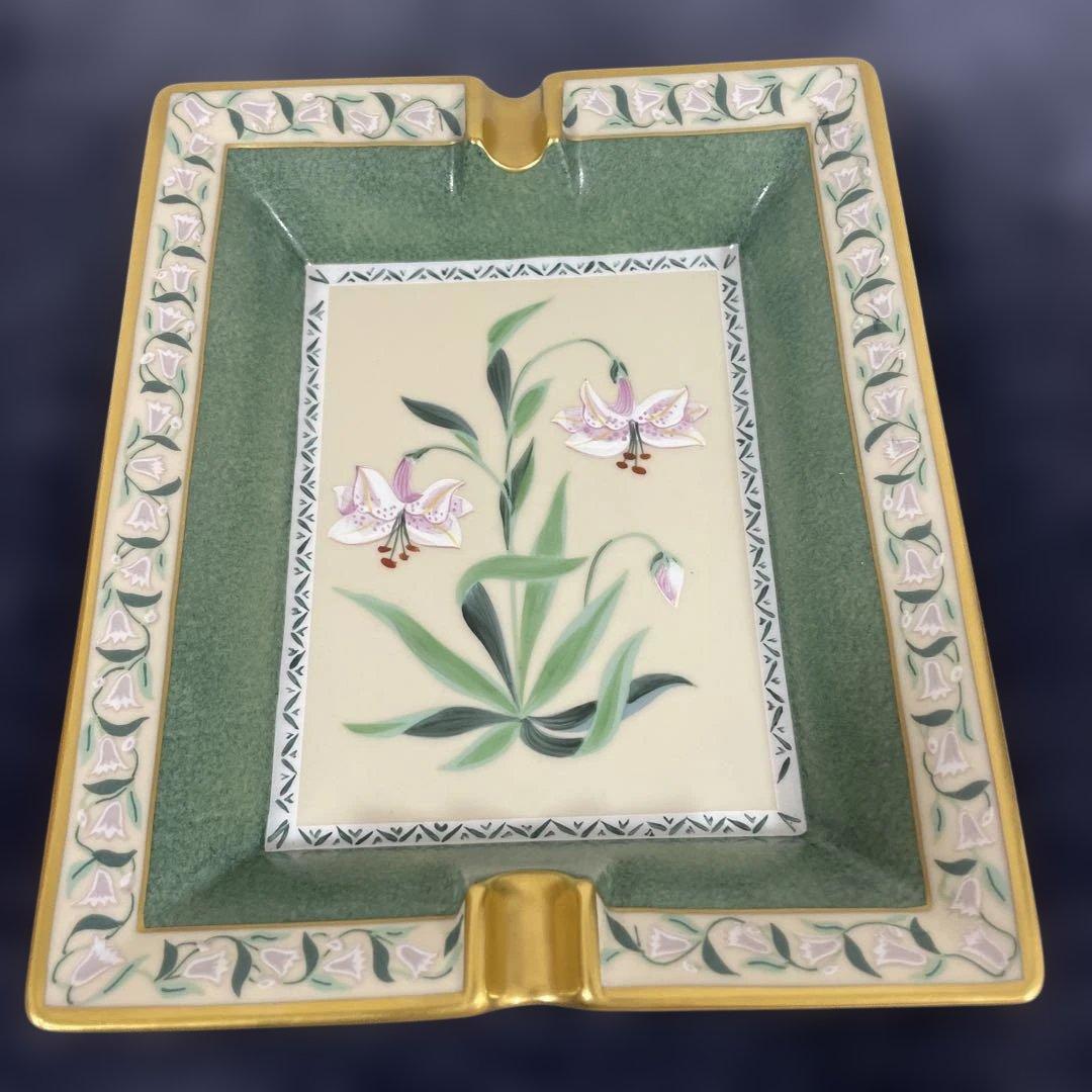 HERMES エルメス　アッシュトレイ　灰皿　金彩