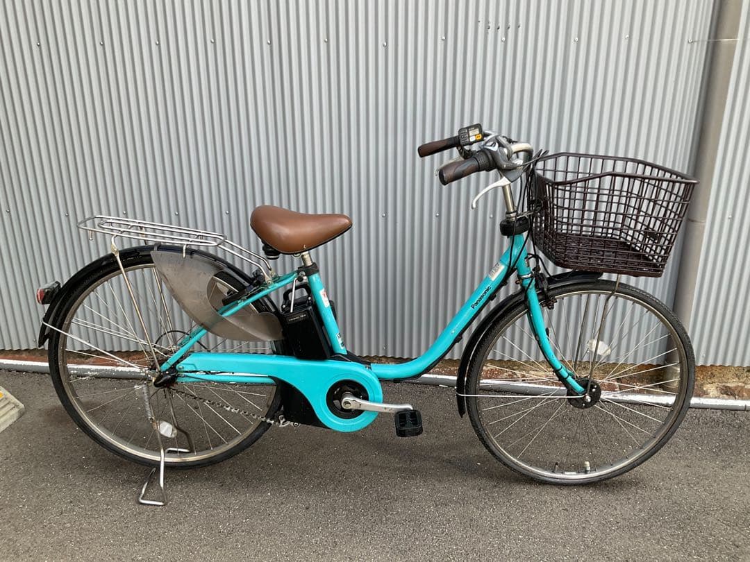 パナソニック最新機種電動アシスト自転車viviDX26インチブルーボディー