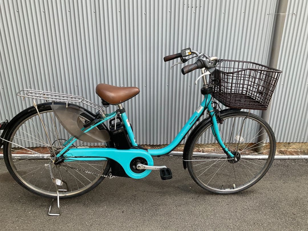 パナソニック最新機種電動アシスト自転車viviDX26インチブルーボディー