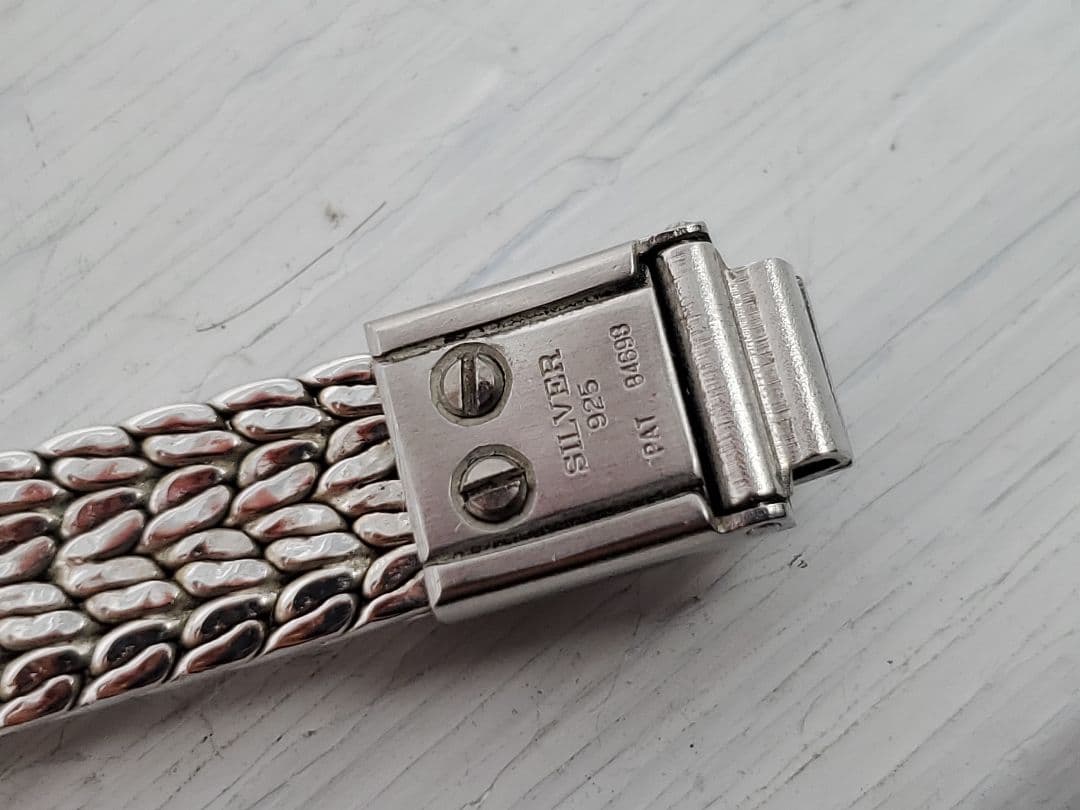 ウォルサム ダイヤベゼル 1Pダイヤ SV925 　レディース　時計　不動　銀製