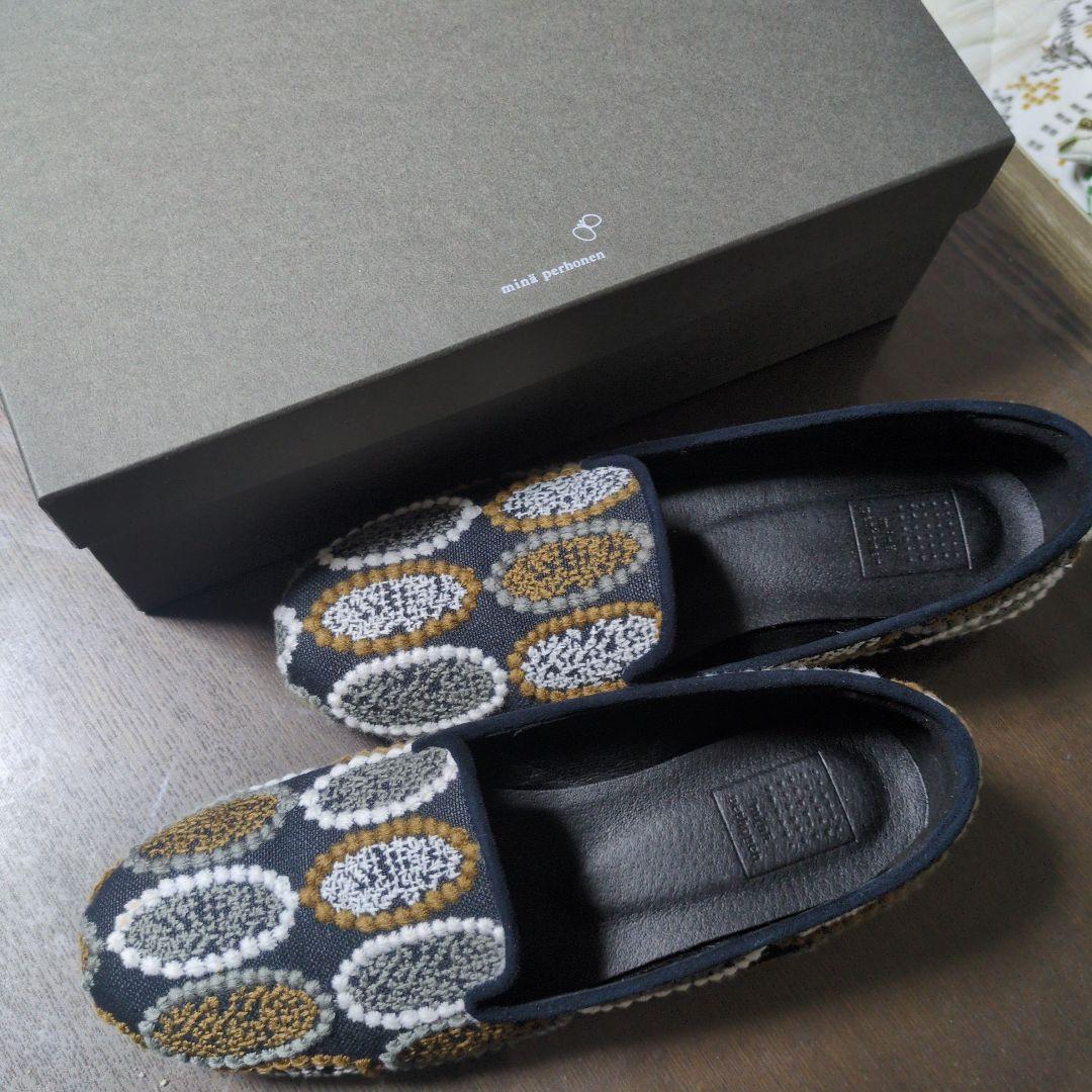 ミナペルホネン tarte シューズ　23cm