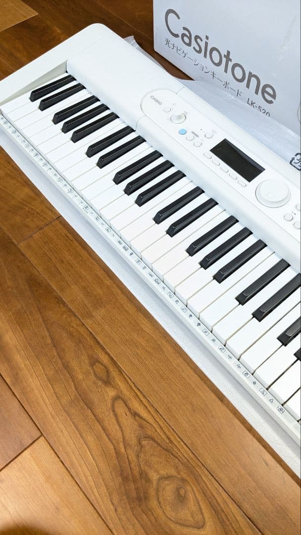 メロンパン カシオトーン 美品 LK-520 保証書 光ナビゲーション