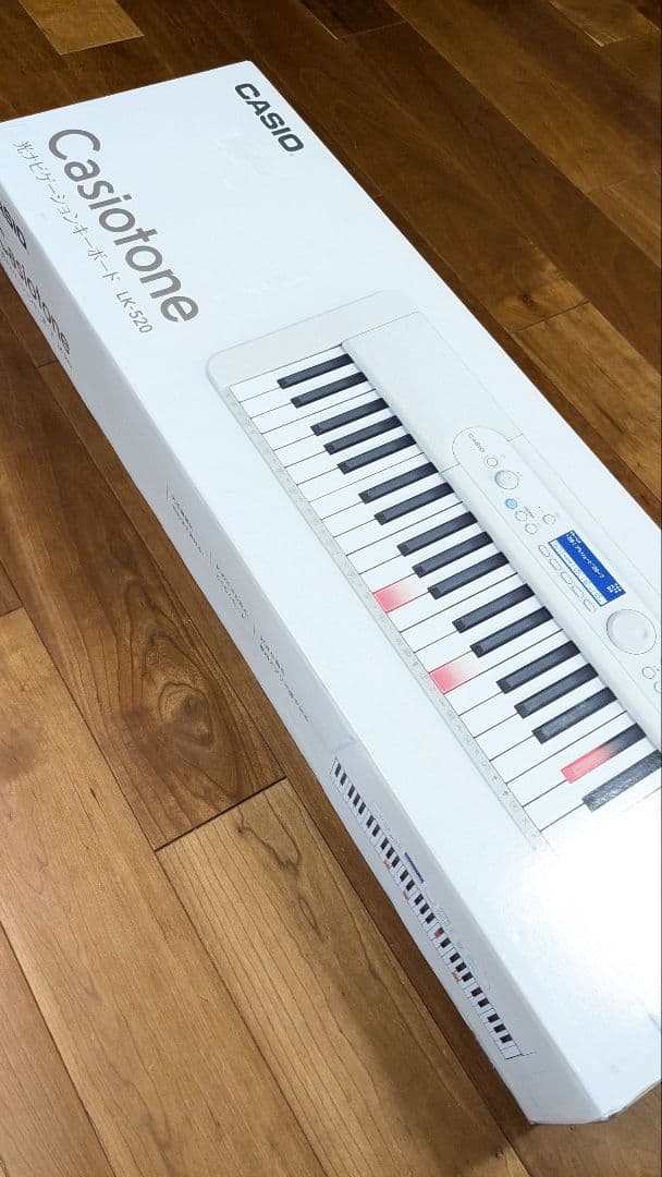 メロンパン カシオトーン 美品 LK-520 保証書 光ナビゲーション