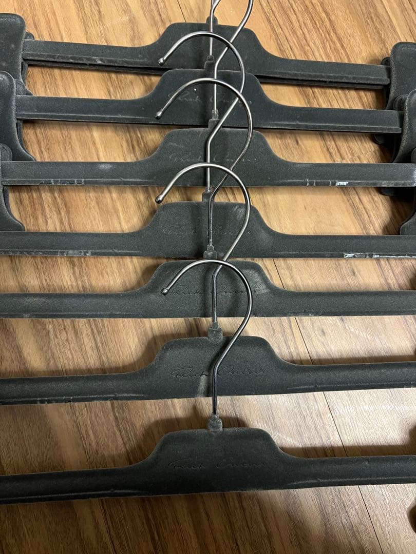 Rick Owensプラスチック衣類ハンガー7本セット